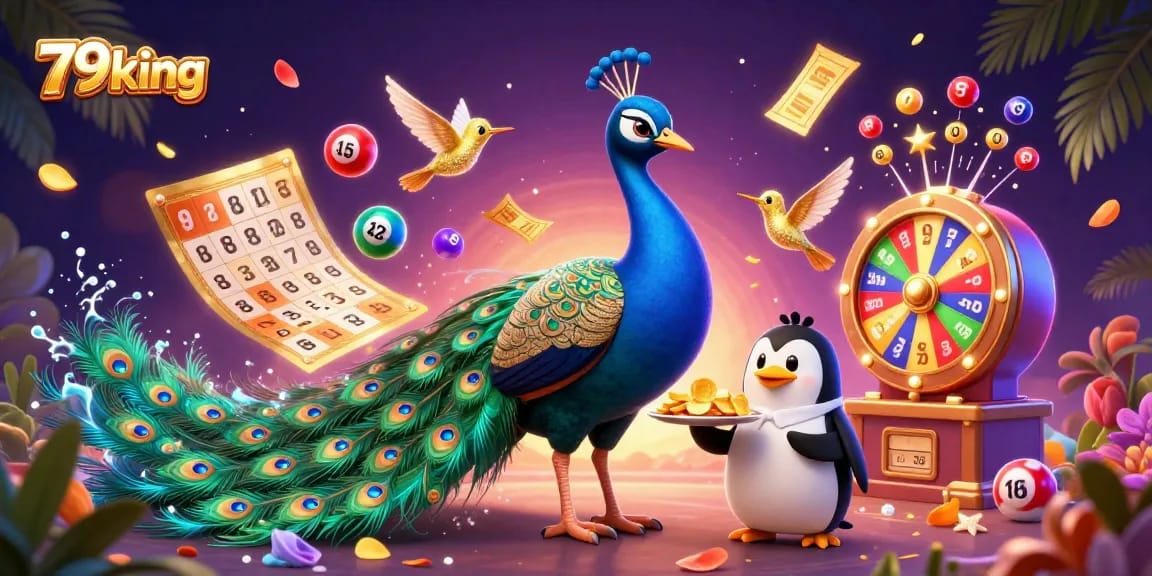 Engaging 3D illustration of 79king with vibrant lucky symbols showcasing dynamic action and thrilling energy.