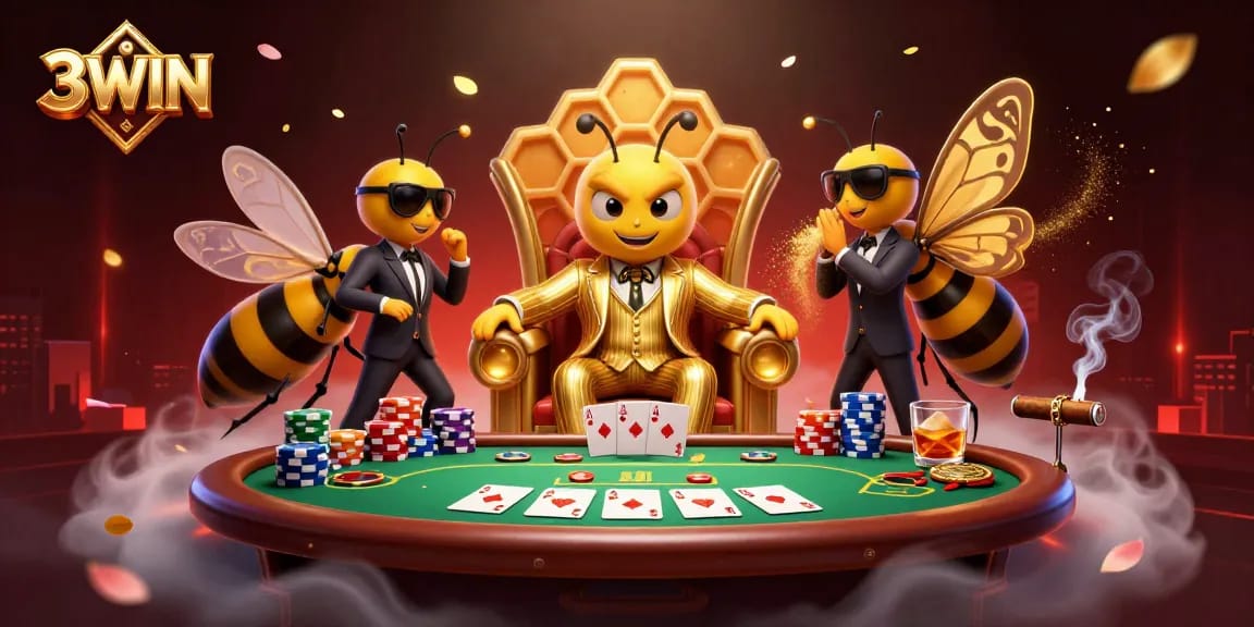 Experience the excitement of 3WIN's dynamic online casino world with vivid gaming elements!
