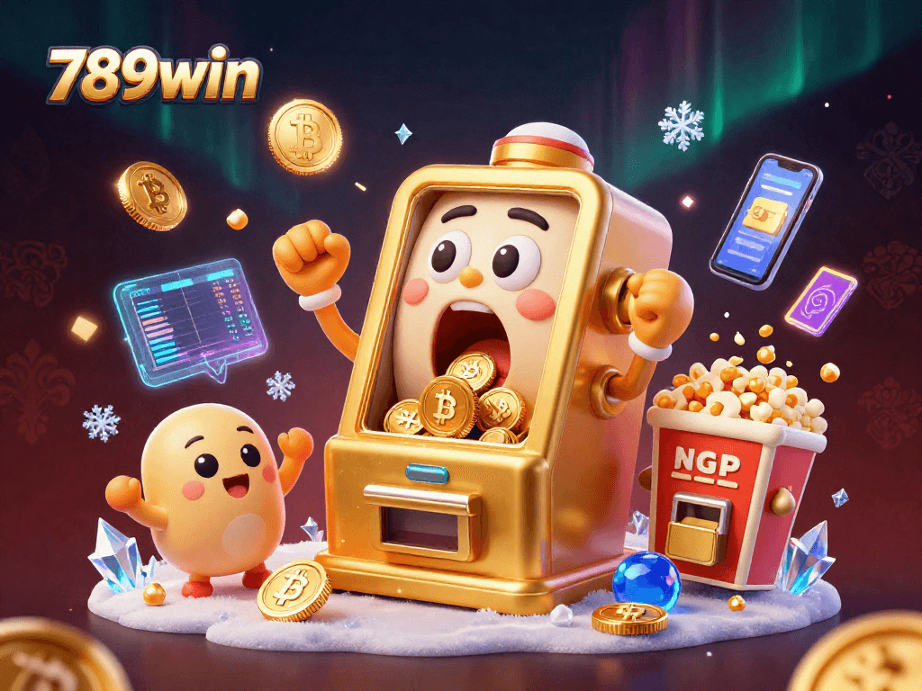 Experience exciting jackpots with 789win as the golden slot machine celebrates its big win!