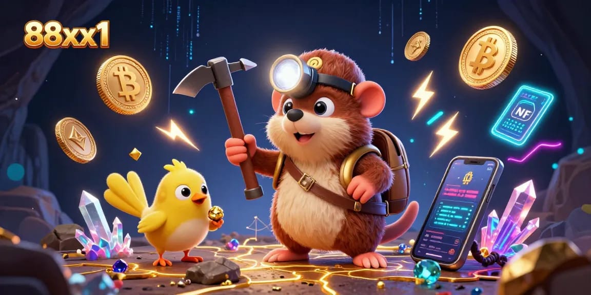 Experience thrilling games with 88xx1's exciting treasure hunting and crypto elements.