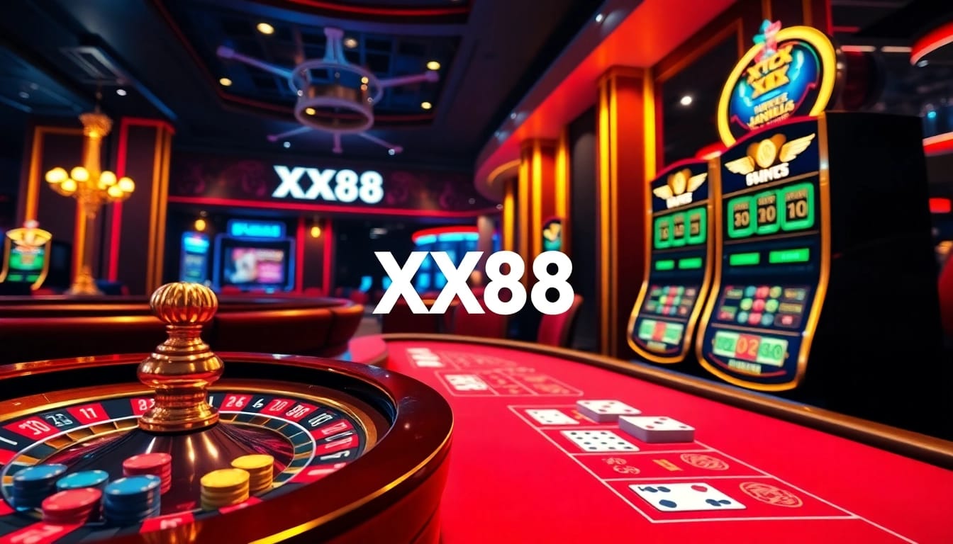 Experience thrilling gameplay at XX88 with vibrant casino elements and exciting odds.