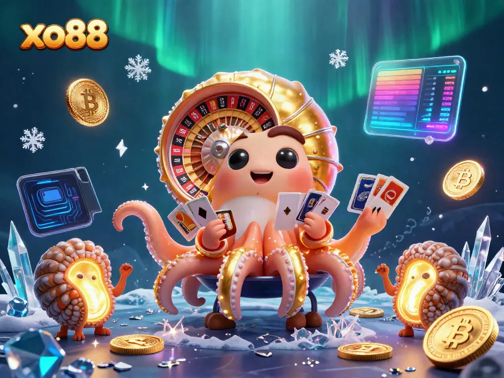 Experience the lively world of xo88 as the giant nautilus engages in a thrilling casino game.