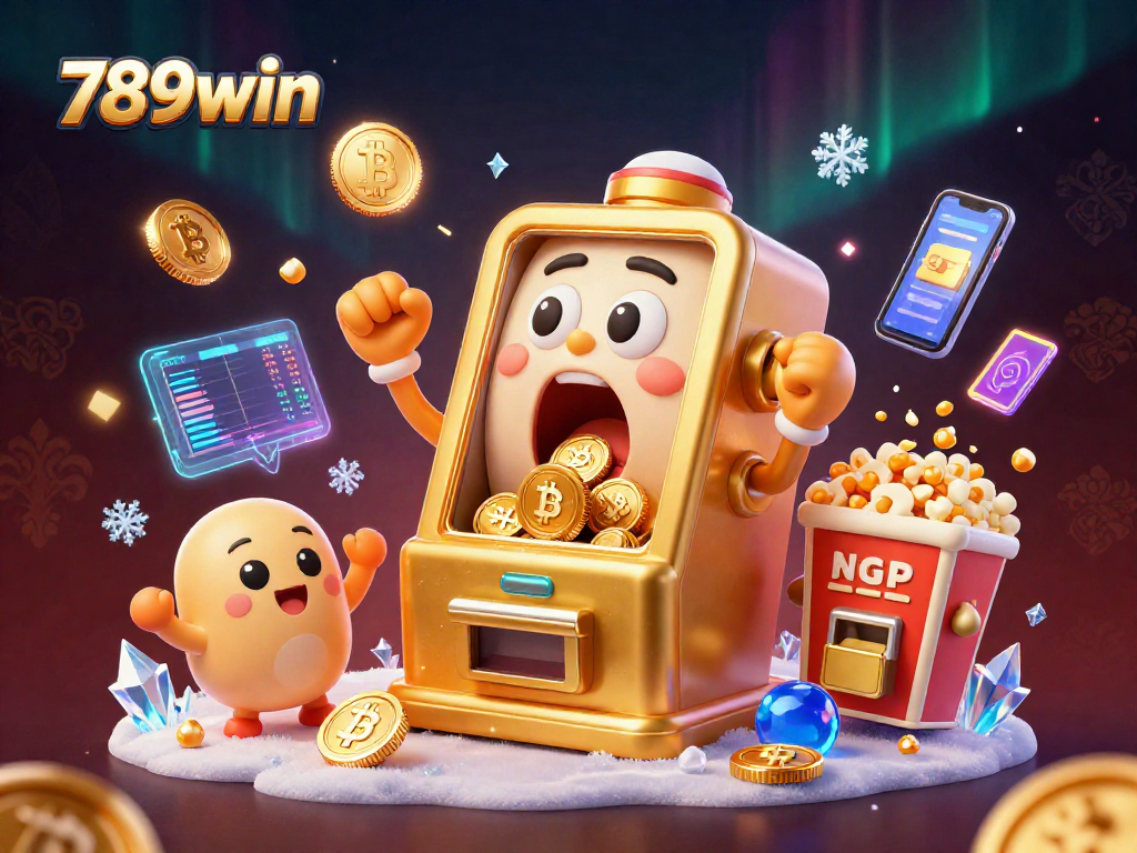 Experience exciting jackpots with 789win as the golden slot machine celebrates its big win!