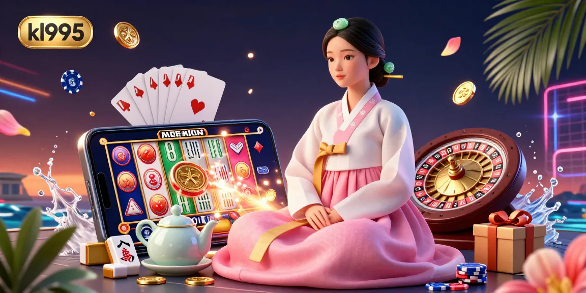 Engage with kl995's thrilling slot game world through vibrant casino elements and rich details.